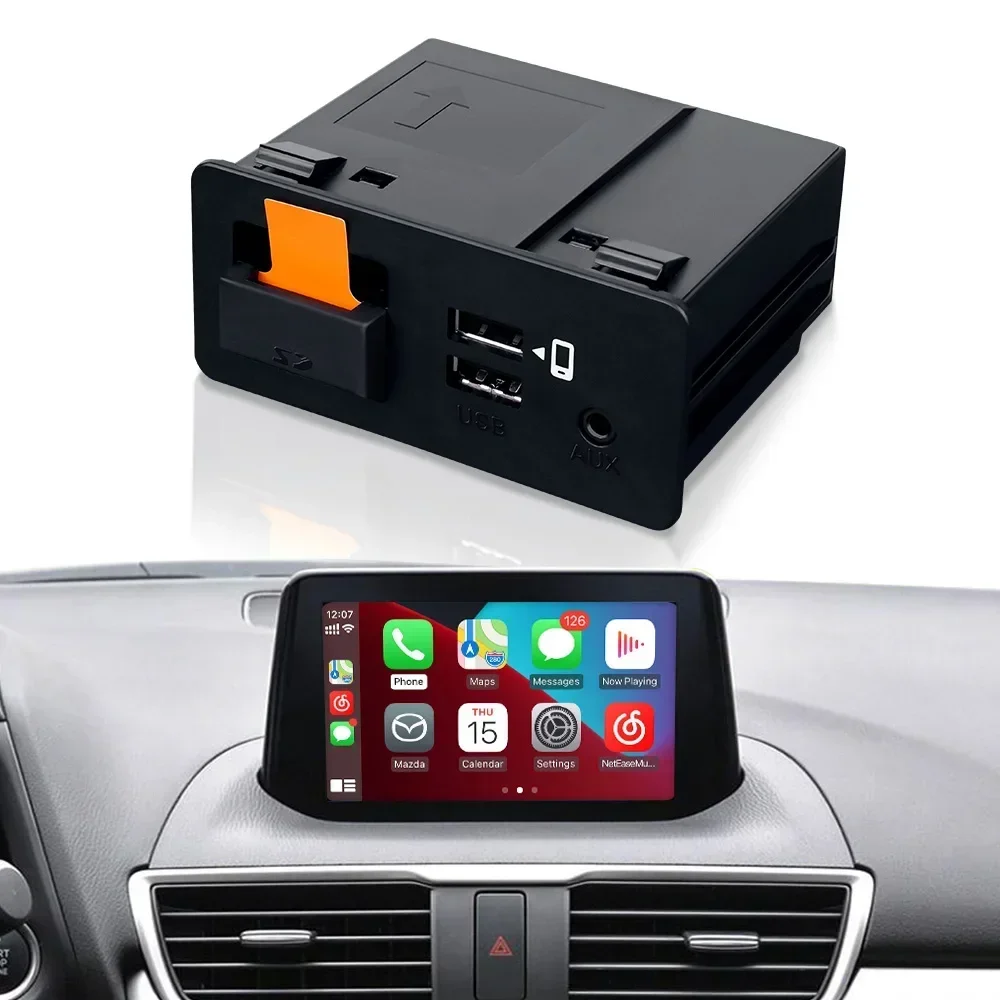CarPlay Android Auto USB Adapter Hub for Retrofit Mazda 6 Mazda 3 