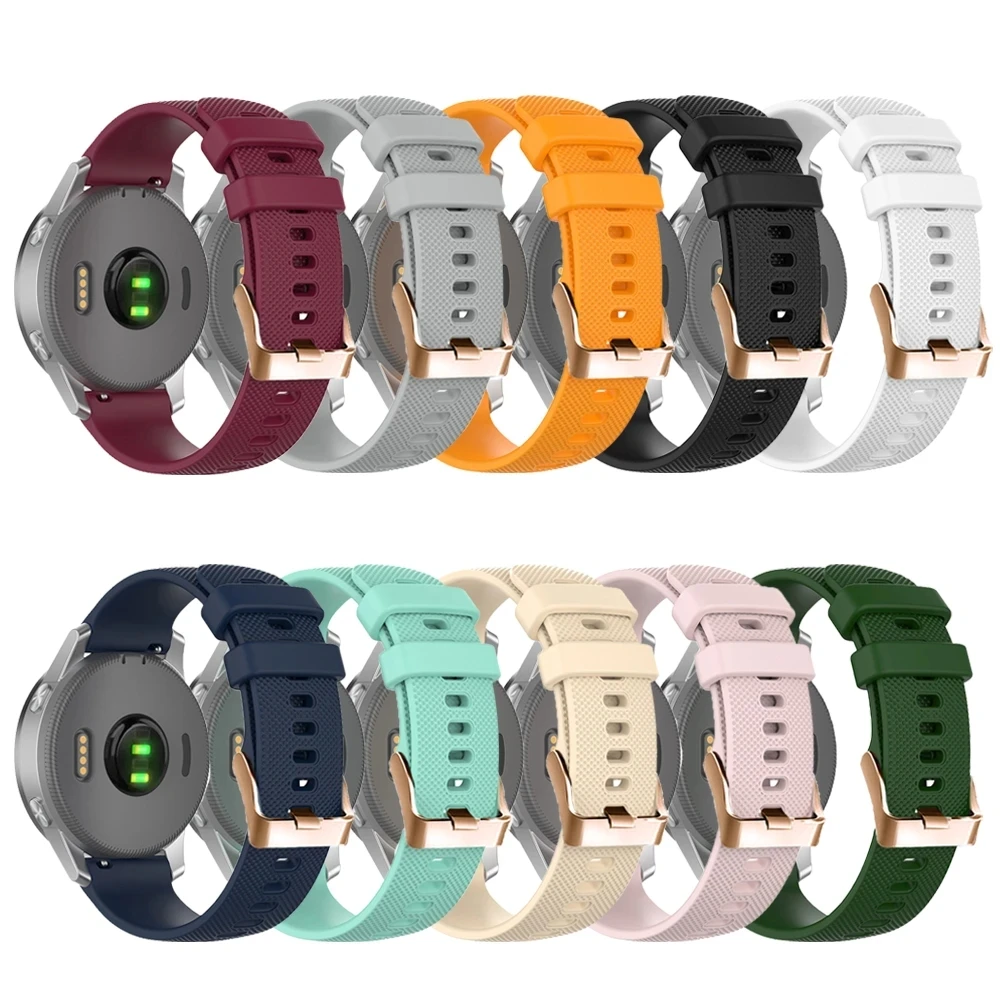 20mm Strap For Xiaomi Mi Huami Amazfit GTS 3 2 4 mini 2e Smart Watch Band Amazfit Bip U 3 Pro GTR 42mm Rose Gold Buckle Bracelet