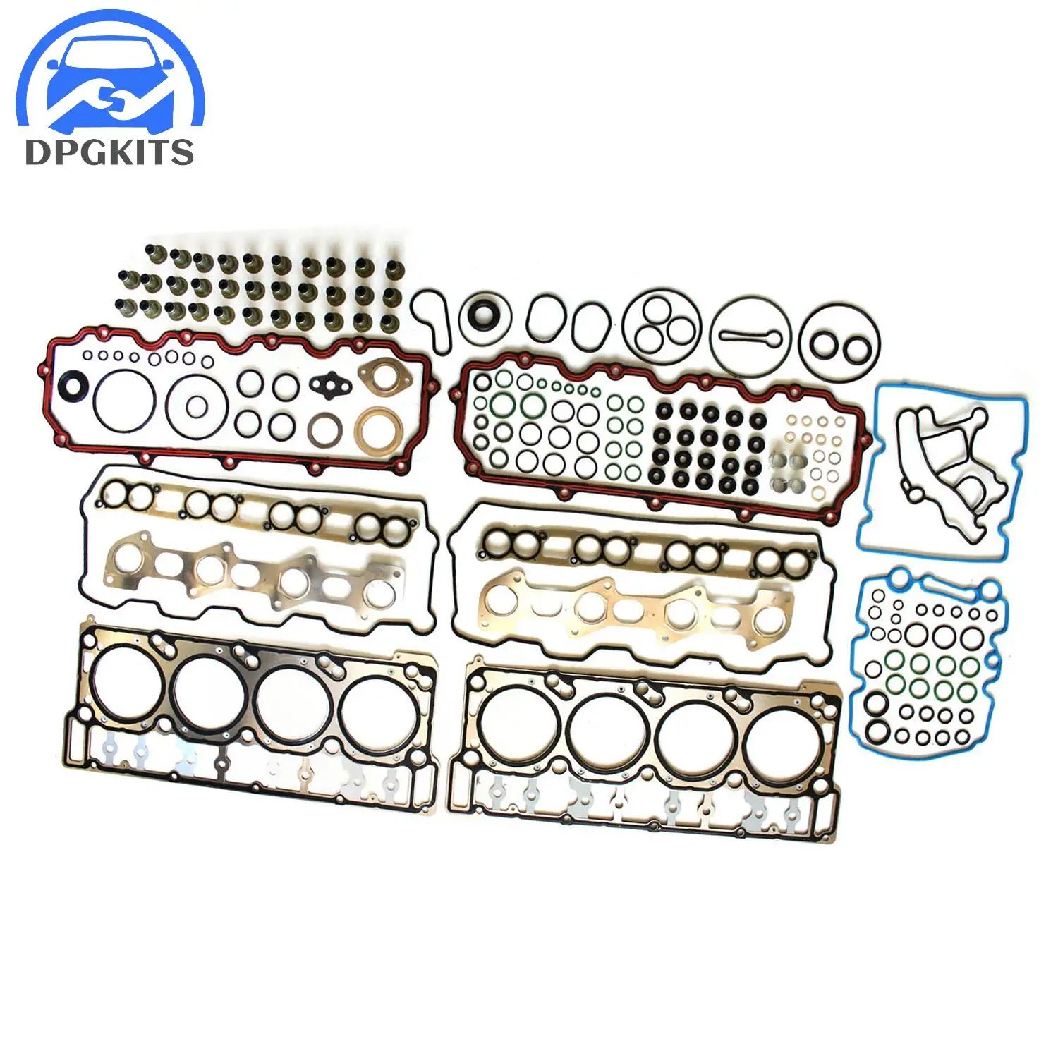 

1 комплект HSU26374 HS54450 Комплект прокладок для головки Ford 2003-2010 Φ 2003-2007 Φ 6.0L Diesel Turbo 6.0L 99R4 T60DV0I