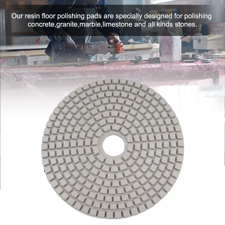 Kit De 8 Éponges De Polissage Diamant 5,1 Cm - Grains 150 à 10000 # Pour Marbre, Granit, Béton, Quartz - Finition Brillante Professionnelle