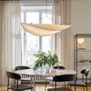 Modern Silk Pendant Lamp Home Decor Chandeliers for Living Room Bedroom Restaurant Nordic Drop Light Indoor Lighting Fixtures 1