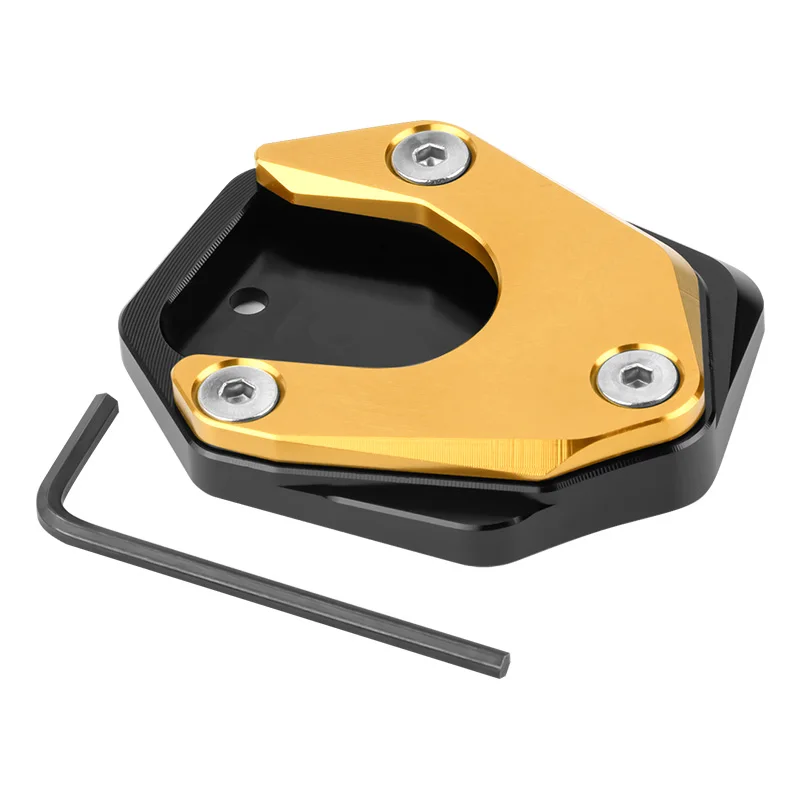 Motorcycle Kickstand Foot Extension Pad Plate - Durable Side Stand Enlarger