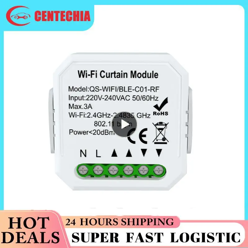 

Модуль Smart Life Tuya с управлением через приложение, дистанционное управление голосом 3a, работает с Alexa Home, роликовые жалюзи