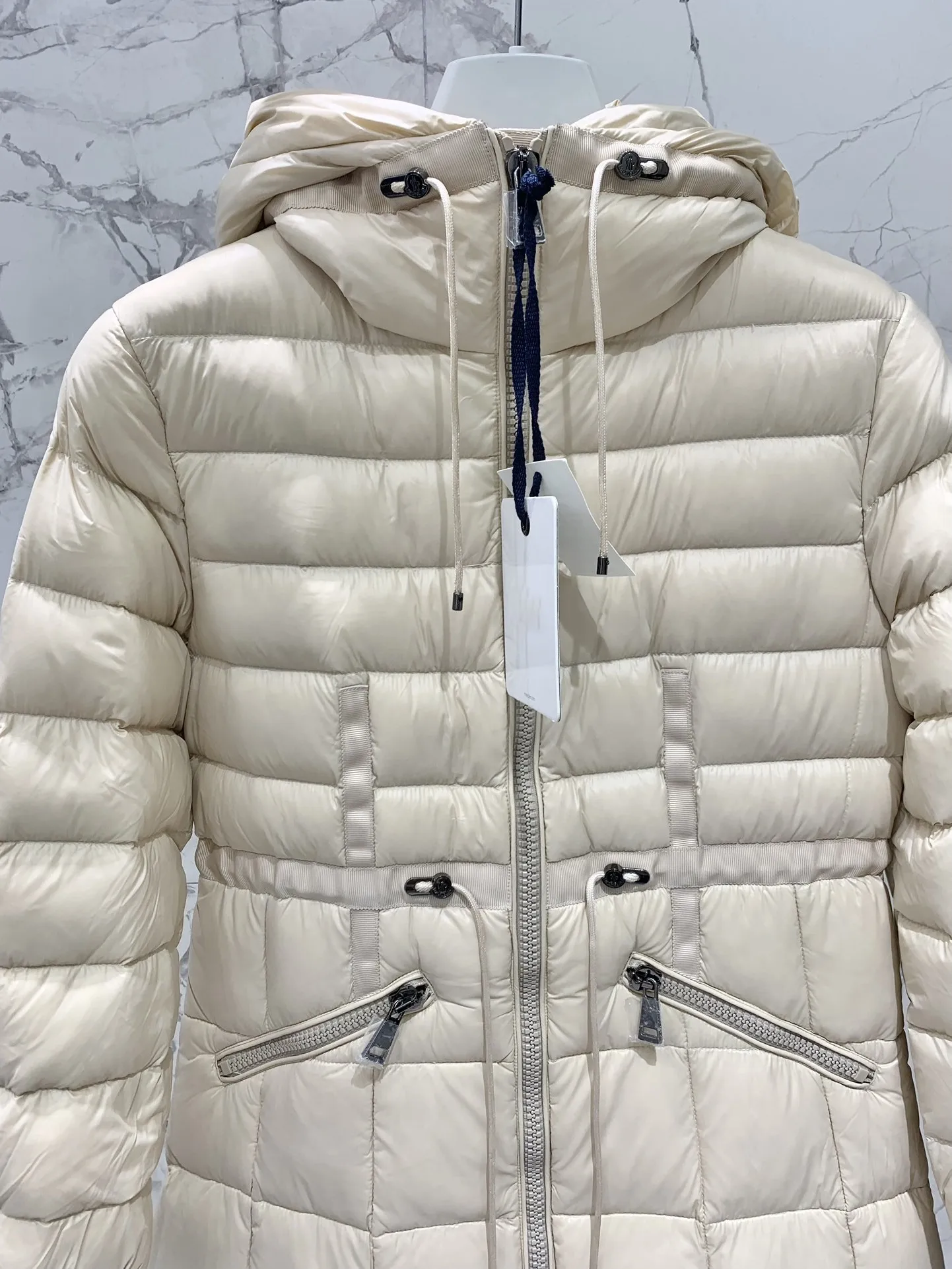 Women's Clothing High quality warm pocket zipper cuffs down jacket Winter New  NO.18