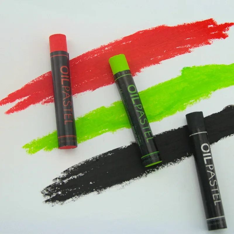12 Monochrome Oil Painting Sticks Children's Painting Coloring Not Dirty Hand Crayons Environmentally Friendly Washable Crayons