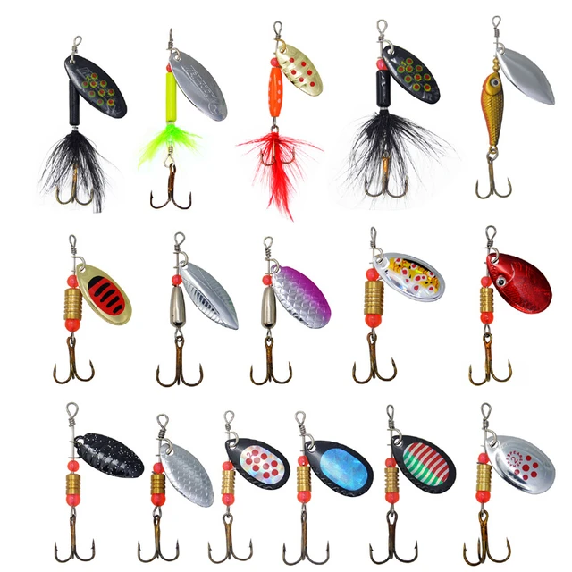 Salmon Fishing Lures Spinners, Set Spinners Fishing Lures