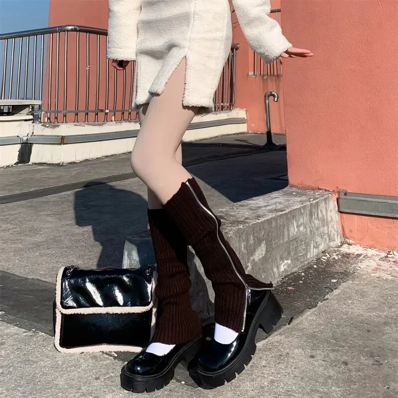 Women Leg Warmers Autumn Winter Woolen Hosiery