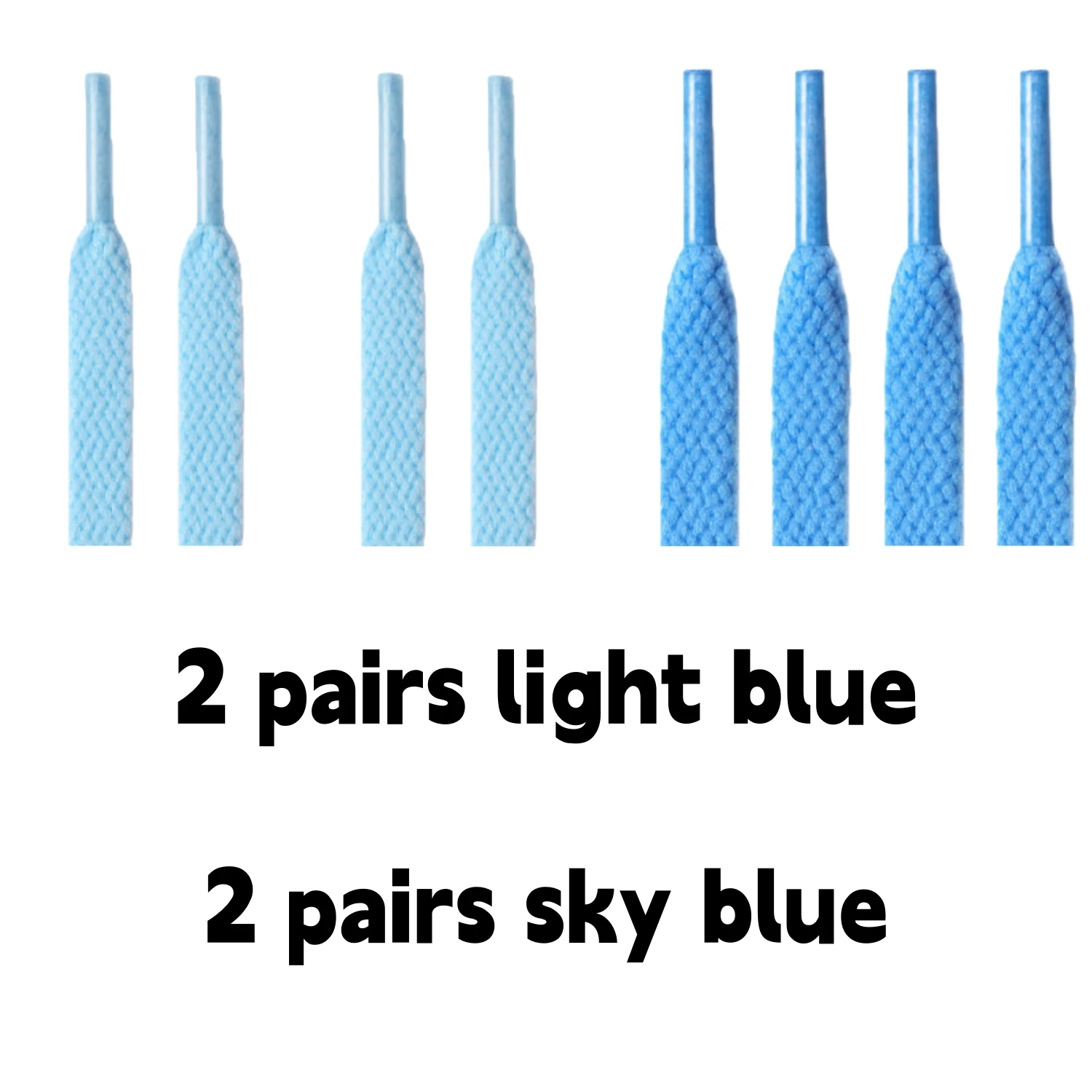 Enhanced Shoelaces for Kids' Sneakers - Flat Thick Design for Basketball Shoes