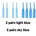 4 pair blue