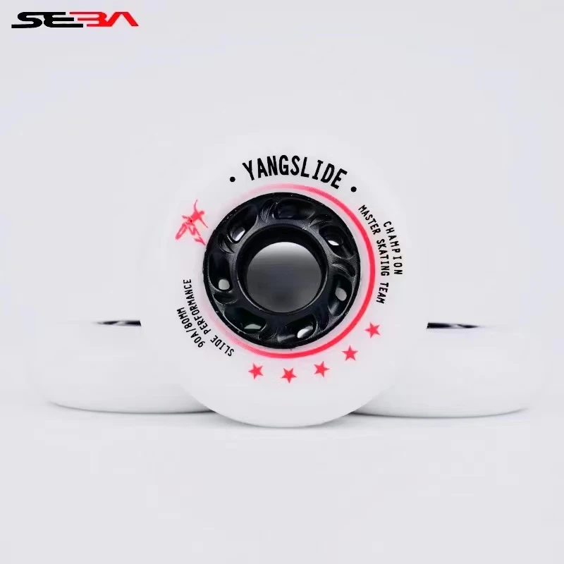 YOUNGSLIDE MST 90A Sliding Wheels for SEBA FSK Slide Skating Drift Shift Roller Inline Skates Tires 90A 72mm 76mm 80mm 8pcs