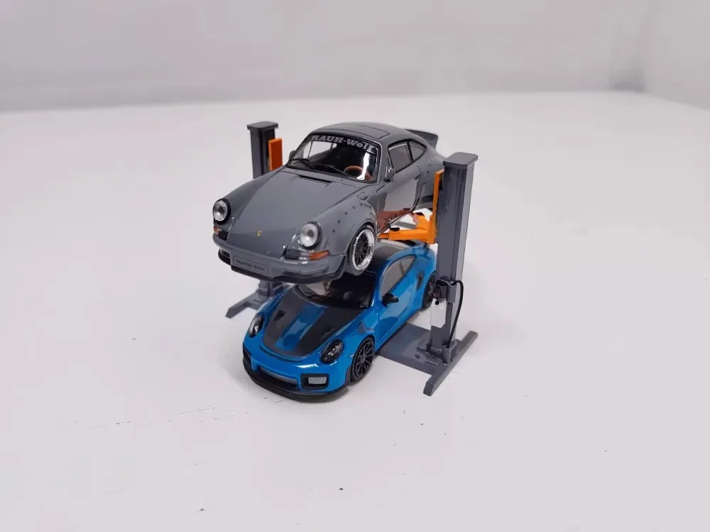 1/18 1/24 1/43 1/64 Twin Post Plastic Static Lift Model Scene Props 4