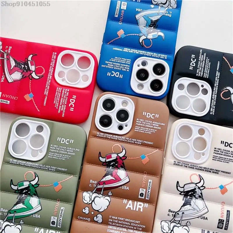 New SNEAKERS Shoelace ins Down Jacket Sports shoes Phone