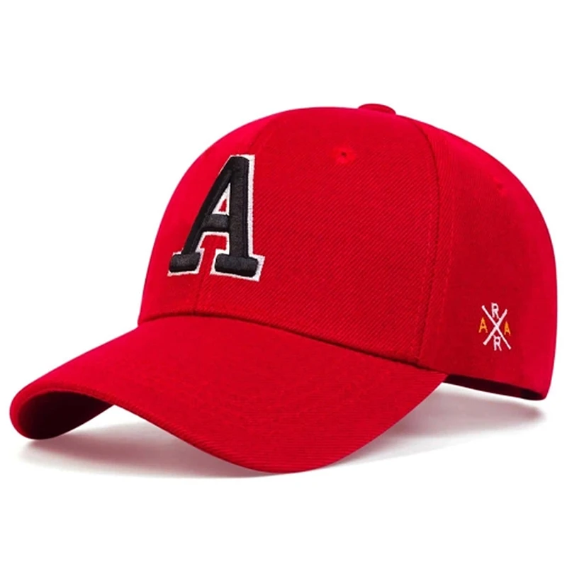 2025, personalisierte Mode, neuer Sonnenschutzhut, A-Buchstabe, seitlich AR, bestickte Baseballmütze, tägliche lässige Dekoration, Hip-Hop-Hut, Unisex – Detail 2