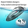 Mini Rc Boat Children Toys Remote Control Ship for Pool Radio-Controlled Speedboat Kids Gift Waterproof Water Electric Toys 5