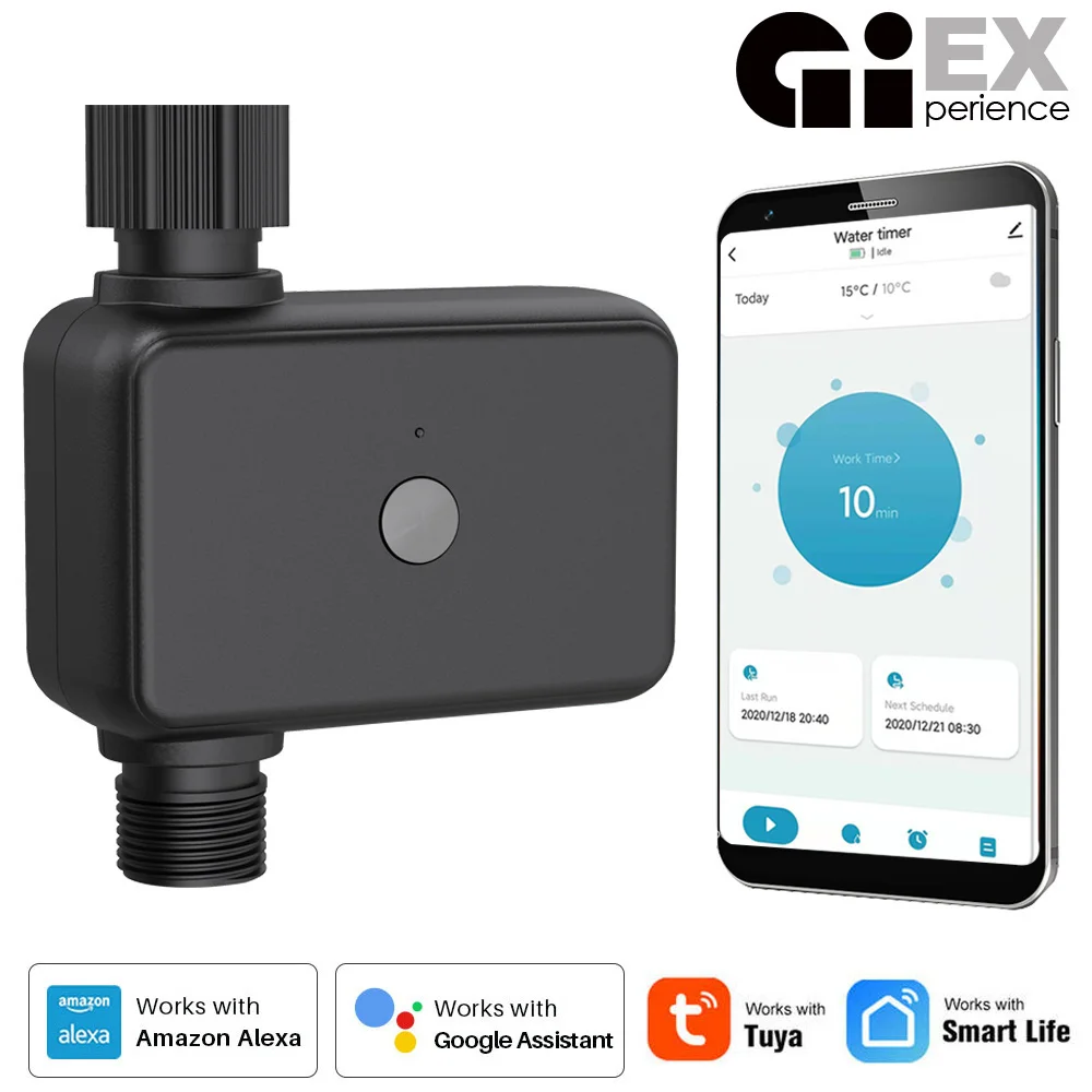 

WIFI Bluetooth Watering Timer IP55 Automatic Drip Irrigation Garden Water Controller Valve Google Assistant Smart Home,Alexa