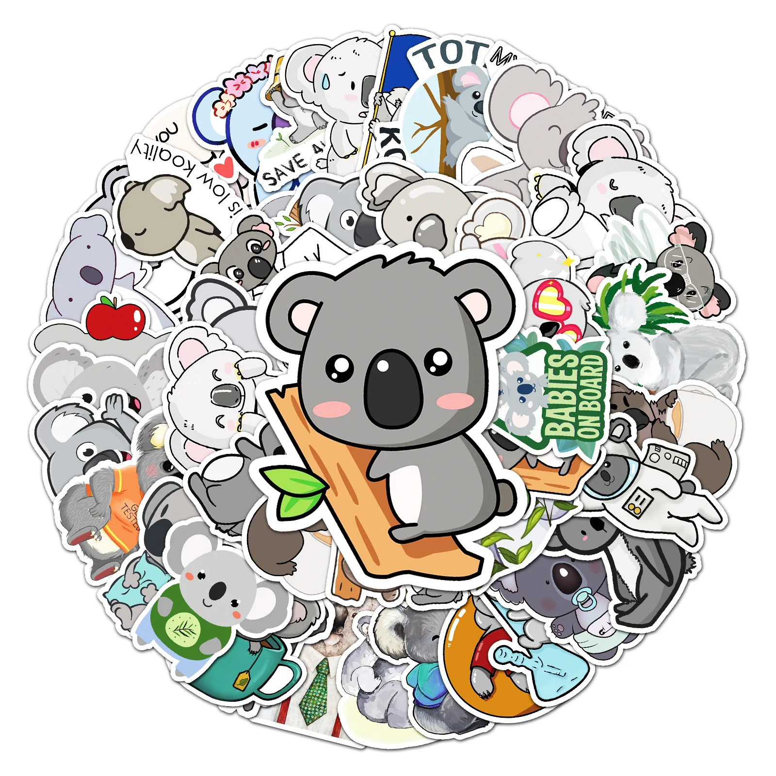 80096 Koala Sticker for Filofaxing & Scrapbooking, Kawaii, Planner