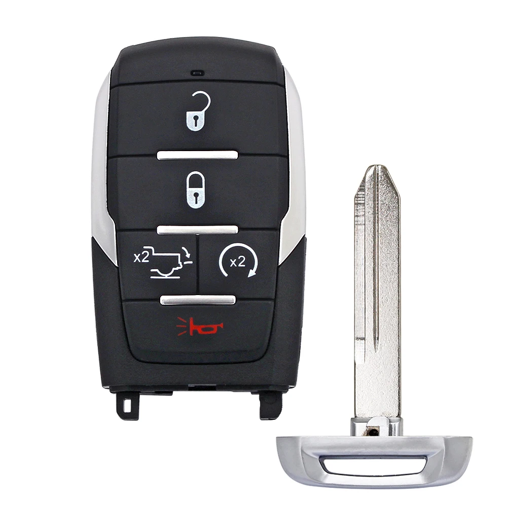3/4/5/6 Buttons Smart Prox Remote Key with 433.92MHz 4A Chip for Dodge Ram 1500 Pickup Fob FCC ID: OHT-4882056 car remote key