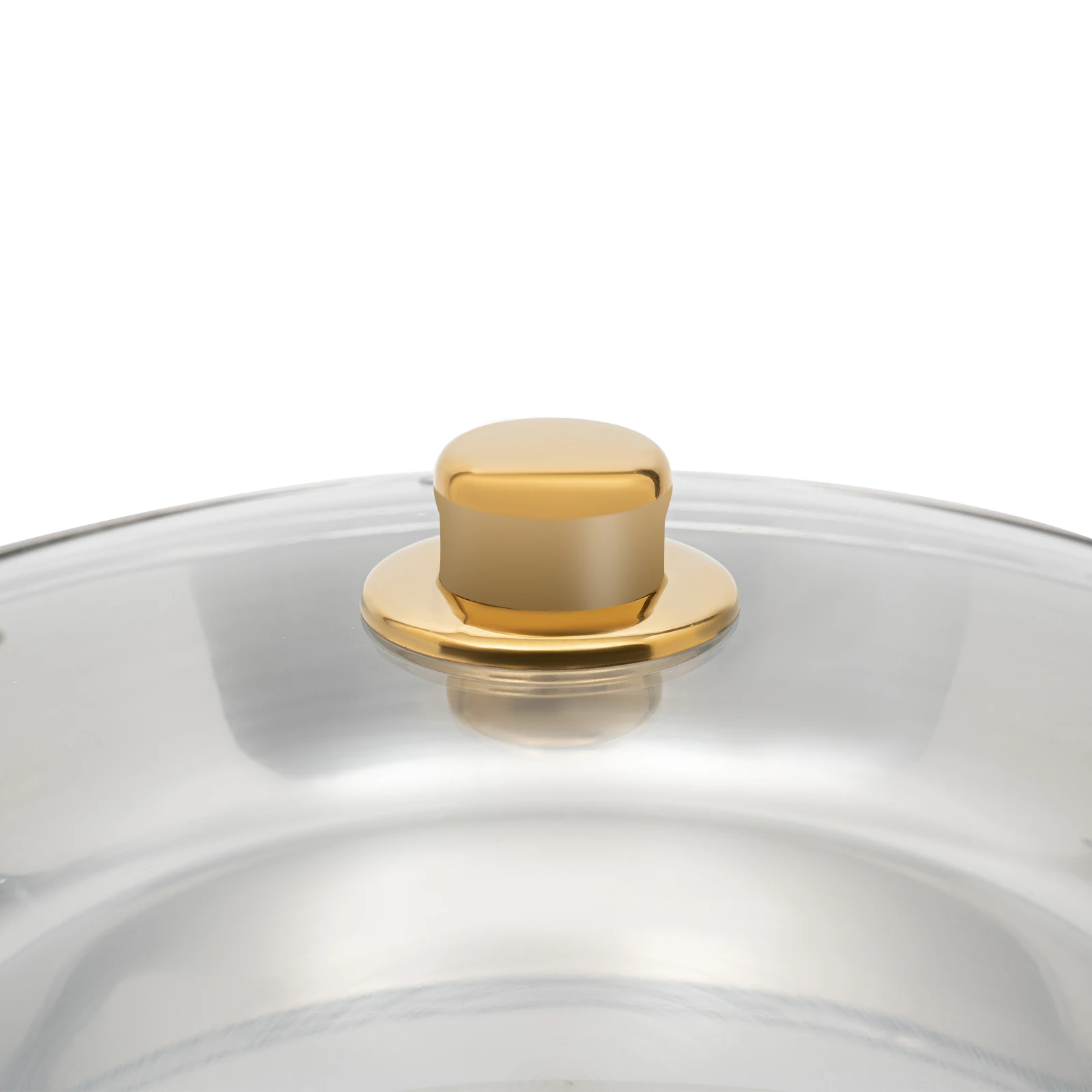 5L Edelstahl-Wärmebehälter, Chafing Dish mit stabilen Griffen und transparentem Deckel, runder Speisenwärmer, Suppenwärmer für Restaurants – Detail 7