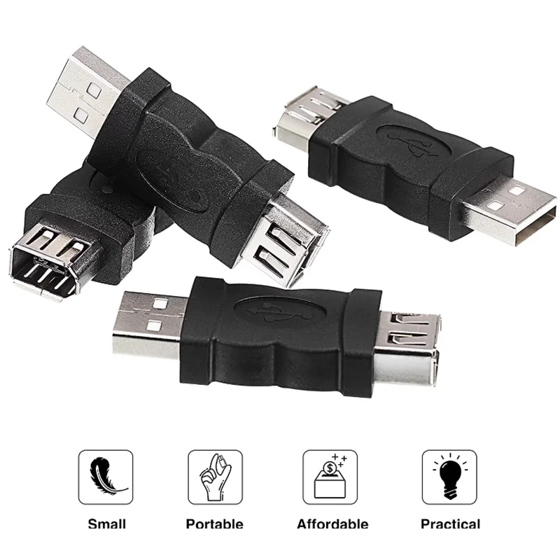 1PCS USB to 1394 6Pin Adapter USB to Firewire 6-pin female 1394 Adapter for Cameras Printers and Digital Cameras usb adapter usb adapter cable conversion cable adapter usb cable adapter firewire cable adapter