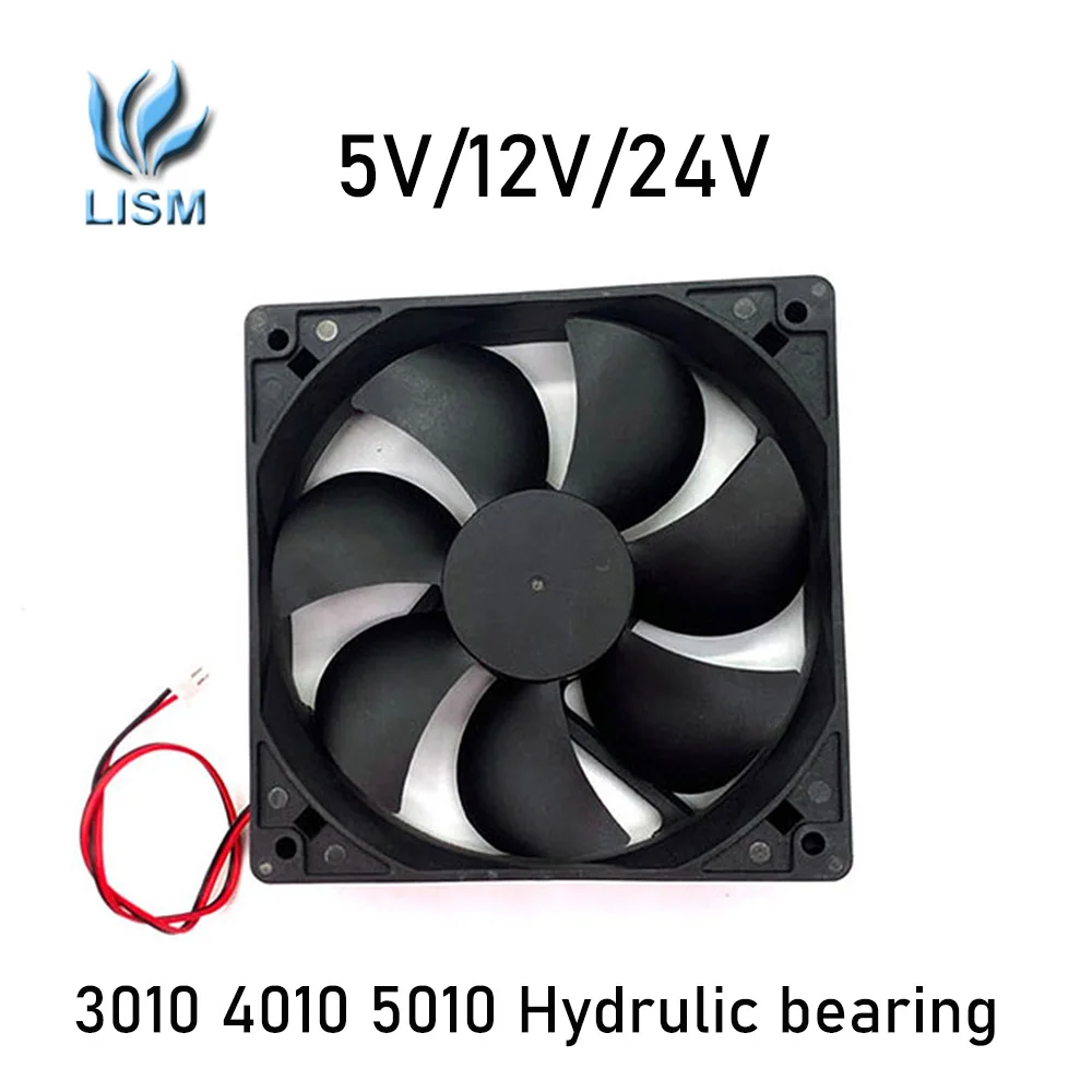 

DC 5V/12V/24V 3D Printer Small Cooler Fans 3010 4010 5010 Fan Cooling Hydrulic bearing for Extruder Hotend BLV MGN Cube Ender 3