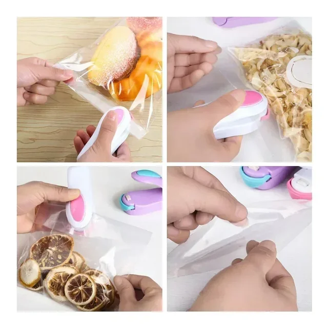 Pratica mini macchina per sigillare utensili da cucina clip per alimenti portatile macchina per termosaldatura sigillatrice accessori e gadget per la cucina di casa 3