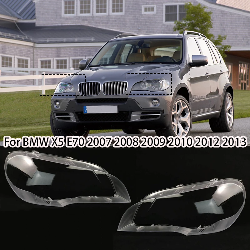 Car Front Headlight Cover For Bmw X5 E70 20072013 Xdrive 30i 35i 40i