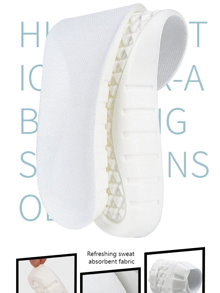 Description Picture 4 of item1Pair Sports Insoles Men Women Comfort Running Tennis Insole for Shoes Memory Foam Sneakers Shoe Pads Shock Absorbing Shoe Sole