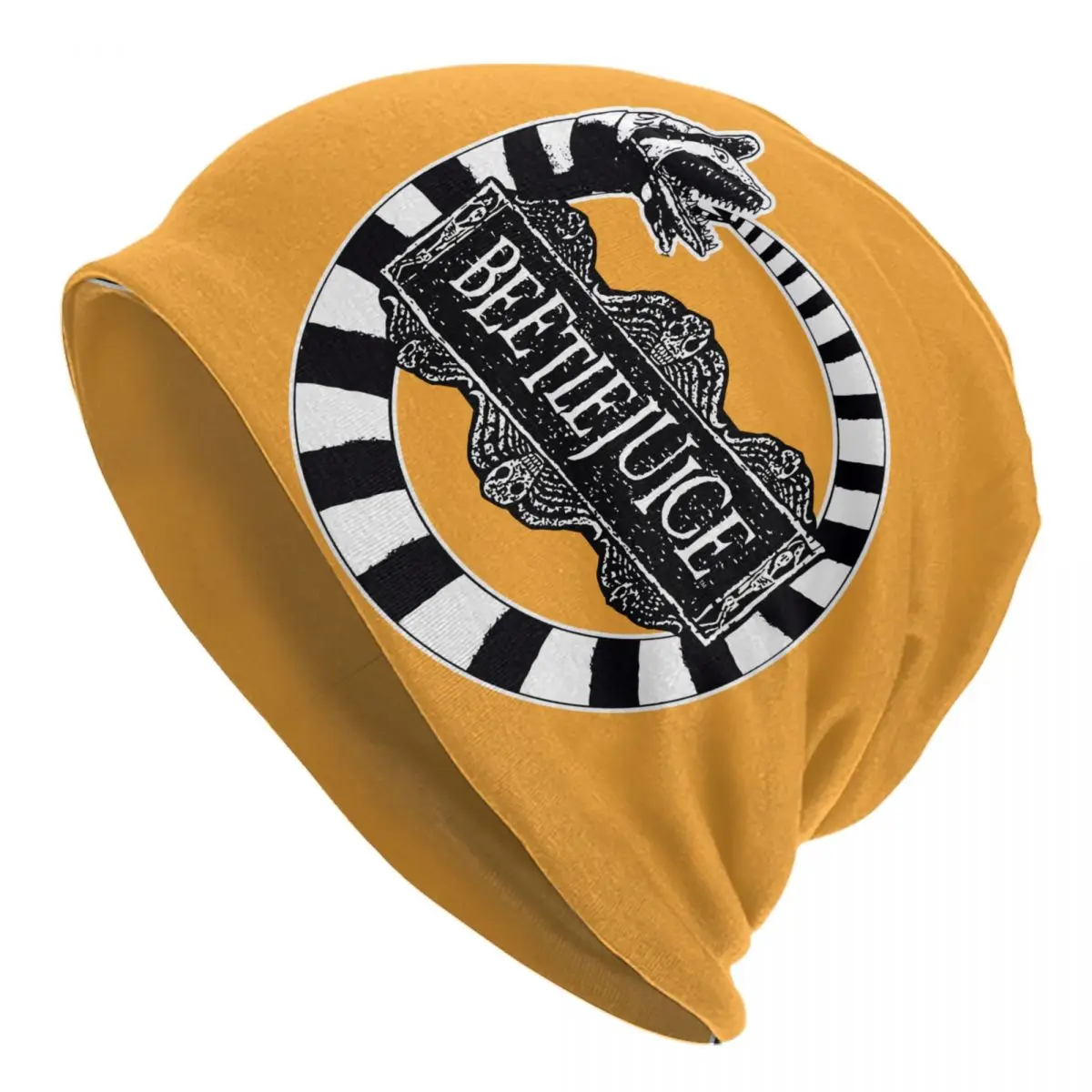

Beetlejuice Beetle Worm Bonnet Hat Knitted Hats Men Women Hip Hop Unisex Tim Burton Horror Movie Winter Warm Beanies Cap