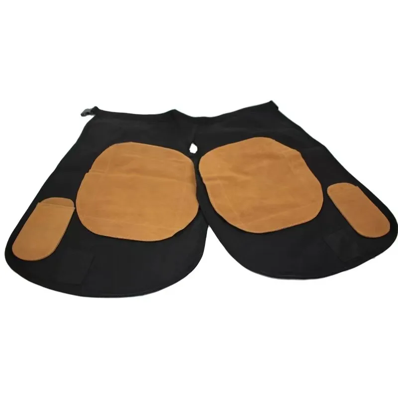 Shoe repair apron, shoe repair pants, horseshoe nail technique, big pocket 2