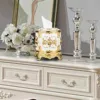 1PC circular tissue box living room cylindrical roll paper box cylindrical hollow roll paper box desktop tissue storage box 1