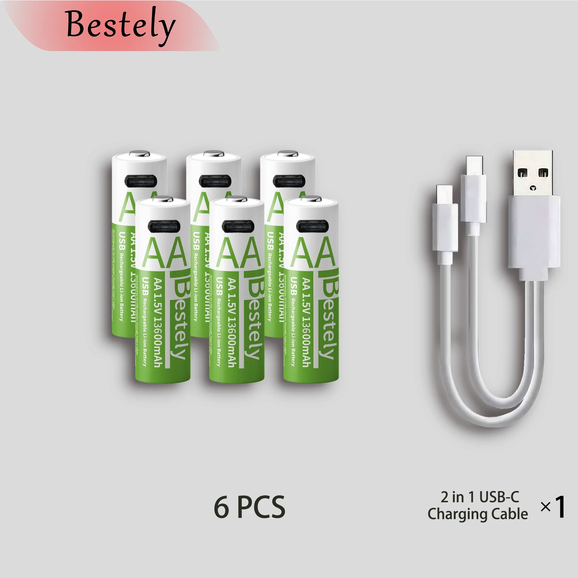 6 PCS Batteries