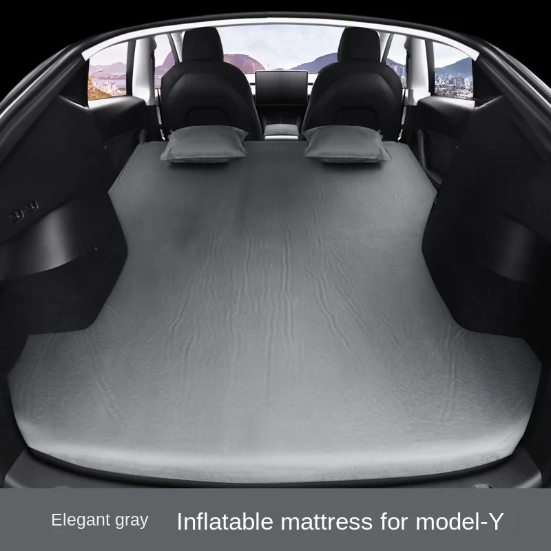 テスラ　モデルY専用　インフレータブルマット グレー　未使用 ◇テスラ モデルY｜プロテクションフィルム（フルボディマット