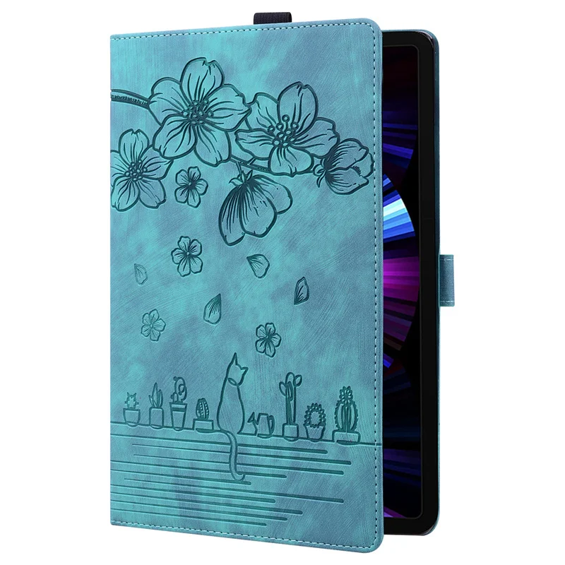 Adorable Cat Imprint PU Leather Wallet Cover for Xiaomi Redmi Pad SE 8.7