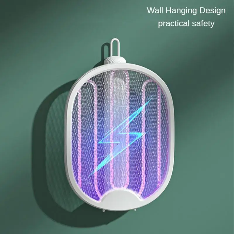 

Folding Mosquito Killer Durable Foldable Design Thunderstorm Impact Portable Convenient Usb Charging Usb Mosquito Killer Safe