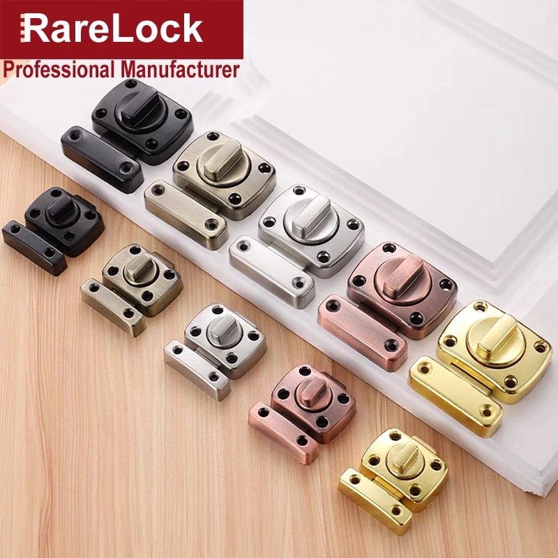 Deadbolt Door Hasp Bolt Door Latch Anti-theft Lock Buckle for Sliding Cabinet Toilet Office MA125 H door latch