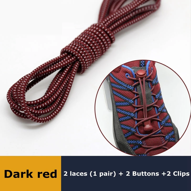 Fashionable Elastic No-Tie Shoelaces - 23 Vibrant Colors