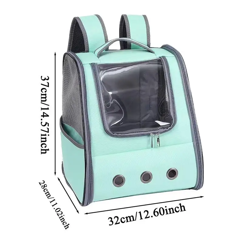 Foldable Pet Backpack Dog Cat Portable Travel Carrier Bag Folding Design Dog And Cat Bag For Walking Going Out Driving Traveling