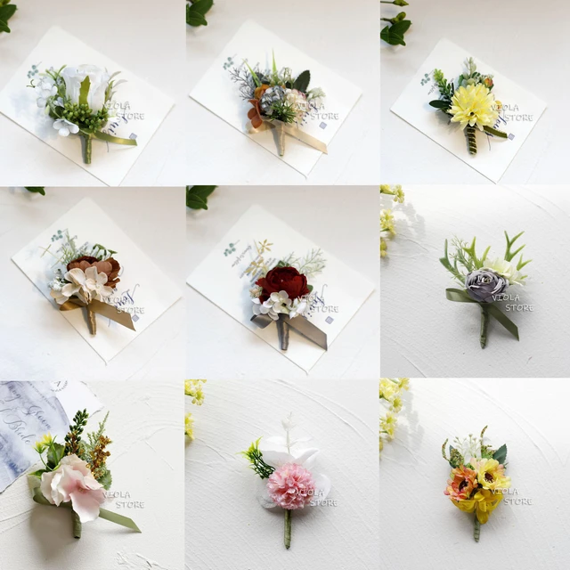 Flower Brooch Wedding Man Suit  Brooch Pin Men Flower Wedding - Wedding  Brooches - Aliexpress