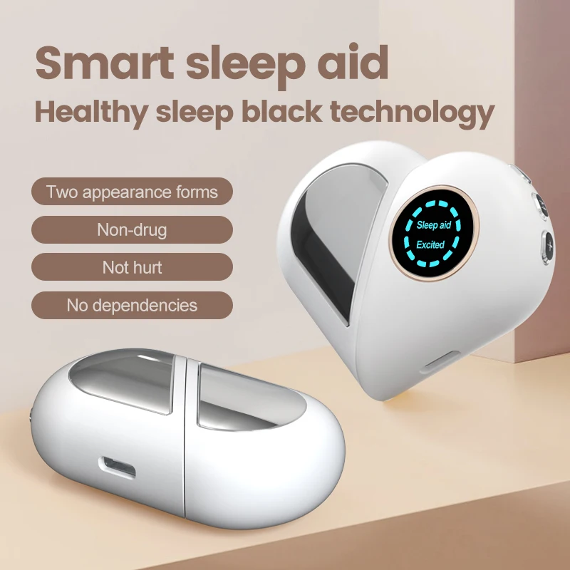 

Handheld Sleep Aid Device Relieve Insomnia Instrument Help Sleep Night Anxiety Therapy Relaxatio Pressure Relief Sleep Device