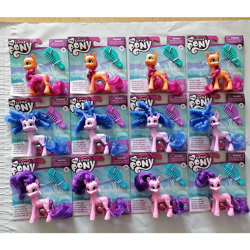My Little Pony Mega Movie Friends Izzy Moonbow, Statuetta 20,3 Cm Con Capelli Lunghi E Pettine - 4