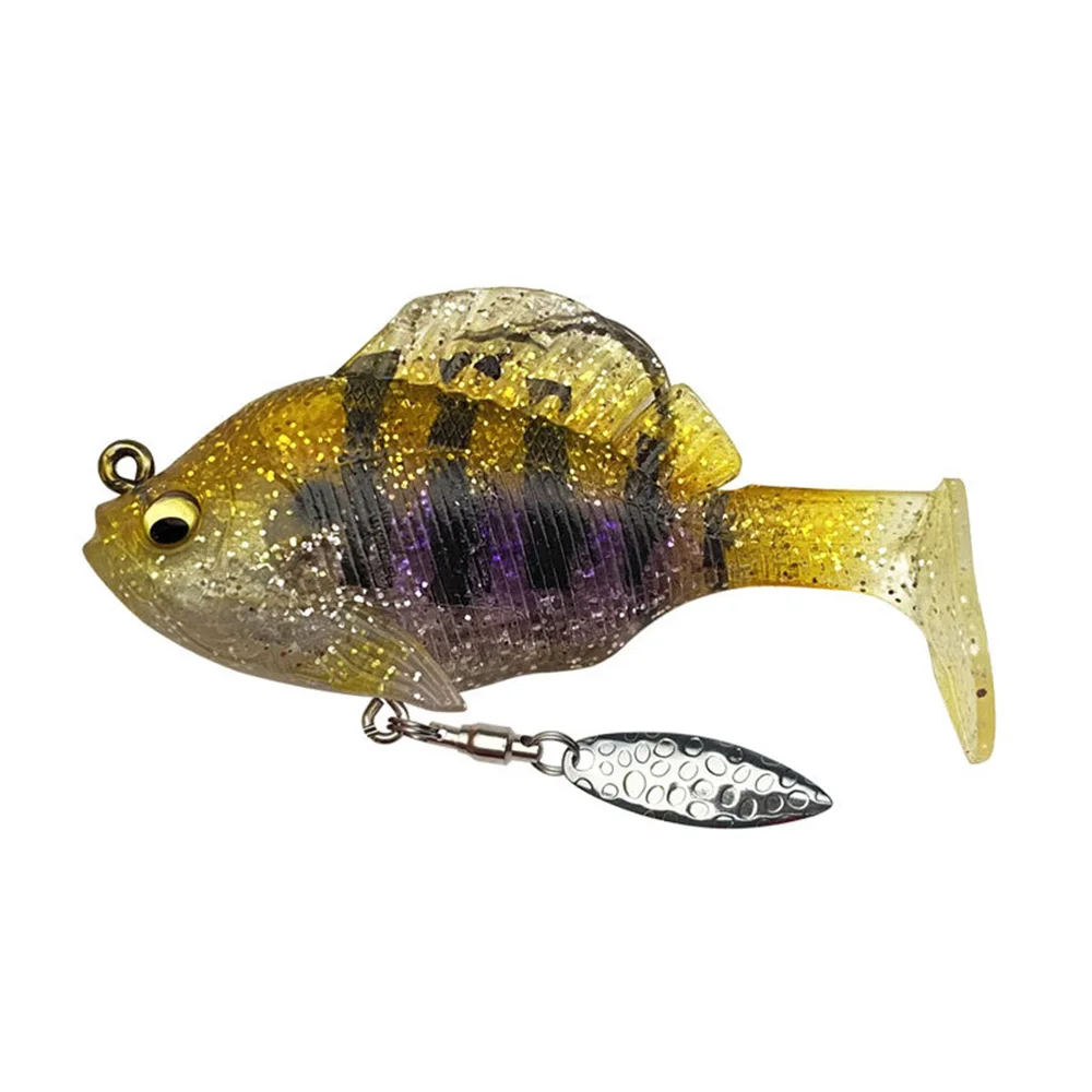 thumbnail image 1 of Señuelos de pesca de plástico suave, 18g, 24g, Dark Sleeper Gill, Shad Swimbaits, Lucio, lubina, perca, Zander, plantilla de pesca Softbait, 1 of 5