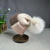 2025 New Rabbit Fur Beanies Soft Warm Fluffy fur pompom Winter Hat for Women Angora Knitted Hat Skullies Female Bonnet Knit Cap 5