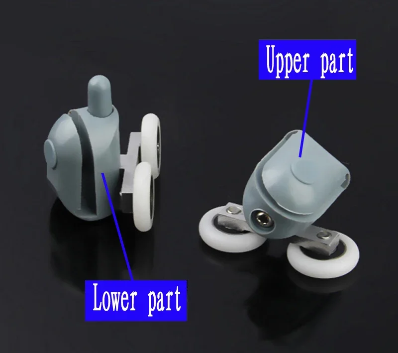 Description Picture 2 of itemZinc Alloy Double Shower Door Roller Wheel Runner/Pulleys/Rollers/Wheels Bearing Diameter 19mm/20mm/23mm/25mm/27mm