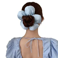 Women's Scrunchies Flower Hair Ties Three Dimensional Bread Hair Ties Large Intestine Fashion Hair Accessories Kawaii Headwear - Image 5