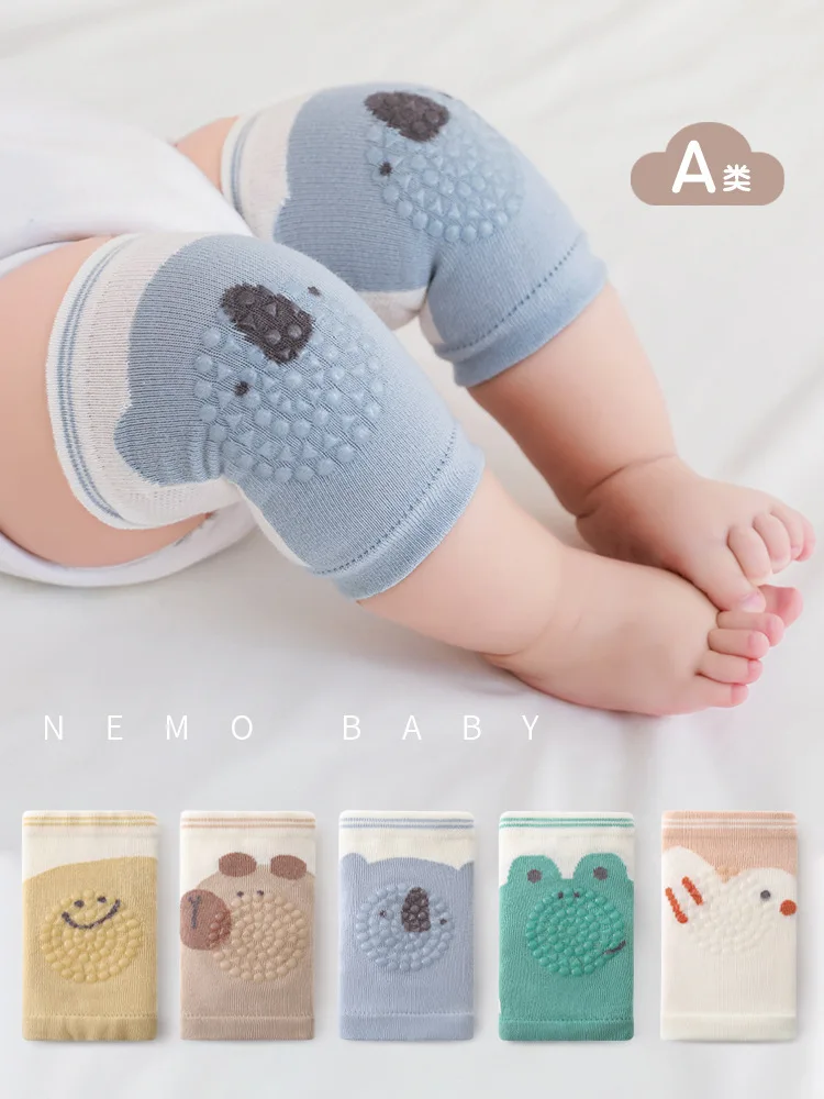 Baby Knee Pads for Girls Boys Toddler Crawling Anti-Slip Kneepads Elbow Cushion Pad Safety Protector Cotton Leg Warmer 1