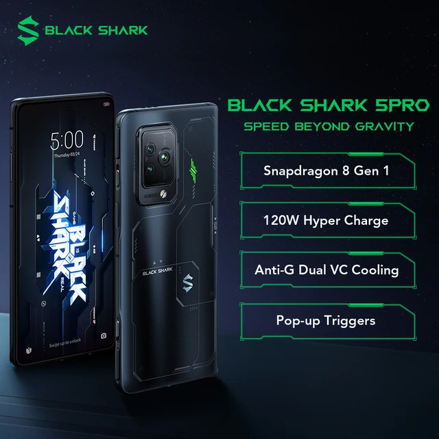 Black Shark 5 Pro snapdragon 8世代1ゲーム電話108mカメラ120ワットスーパーチャージcelular販売開始jun.  15