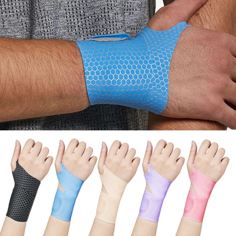 1Pcs Slim Air Wrist Support Strap Adjustable Wrist Wrap for Men Women Pain Relief, Workout Straps, Arthritis, Fitness