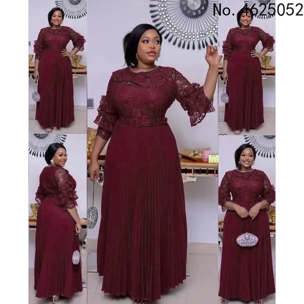 African Lace Dresses For Women 2022 Evening Party Dress Plus Size Robe Africaine Femme Africa Clothing Elegant Kaftan Maxi | Тематическая