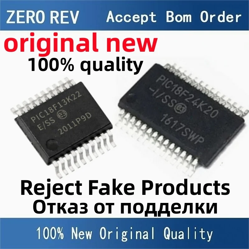 

2-5Pcs 100% New PIC18F13K22-E/SS PIC18F13K22 SSOP20 PIC18F24K20-I/SS PIC18F24K20 SSOP28 MCU Brand new original chips ic