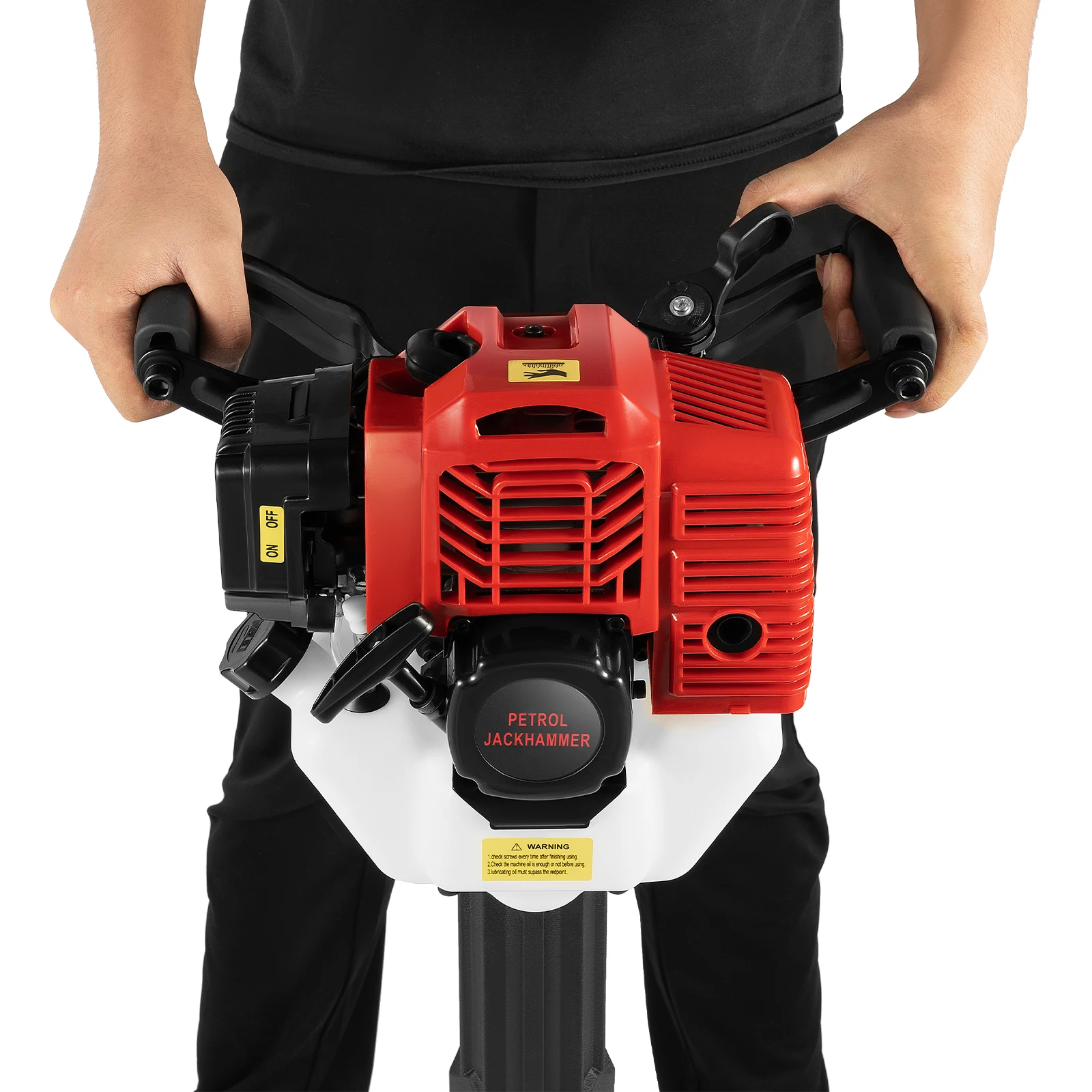 52CC 2-Stroke Garden Tree Digger Gasoline Excavator Tree Planting Shovel Rock Tree Digging Drilling Machine 1900W 6